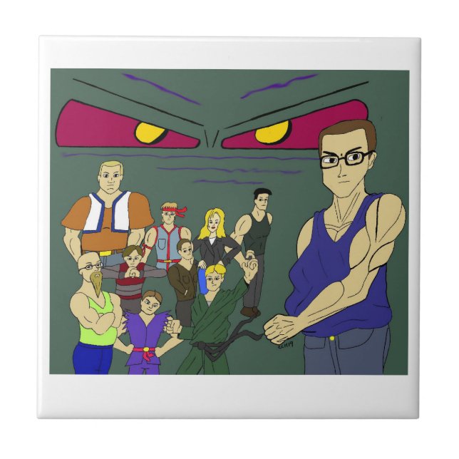 Carreau classe inspiration anime (Devant)