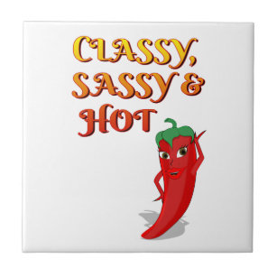 Carreau Classé Sassy Et Hot Pepper Diva