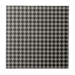 Carreau Classic Pepita Houndstooth Motif Black Grey<br><div class="desc">motif en tissu à feuillage persistant, élégant et classique, avec motif poivré / houndstooth en combinaison noire et grise.</div>