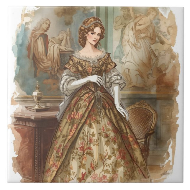 Carreau Classic, une vision de l'amour victorien (Devant)