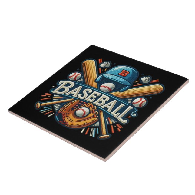 Carreau Classique Baseball Essentials / Stylish Retro Lege (Côté)