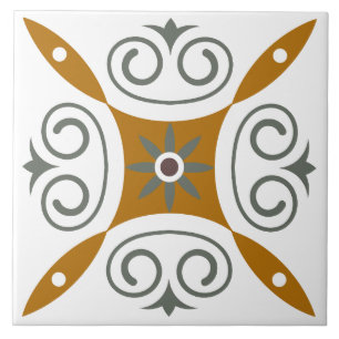 Carreau Classique italien classique marron méditerranéen