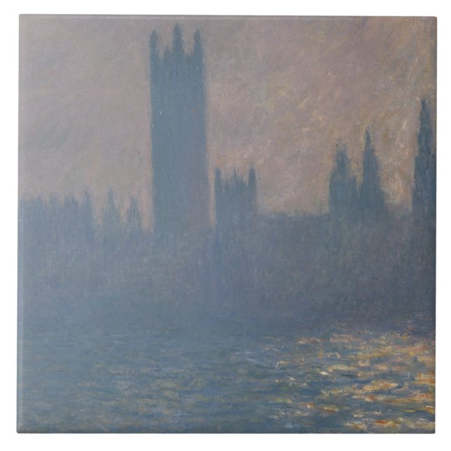 Carreau Claude Monet - Chambres du Parlement, lumière du (Devant)