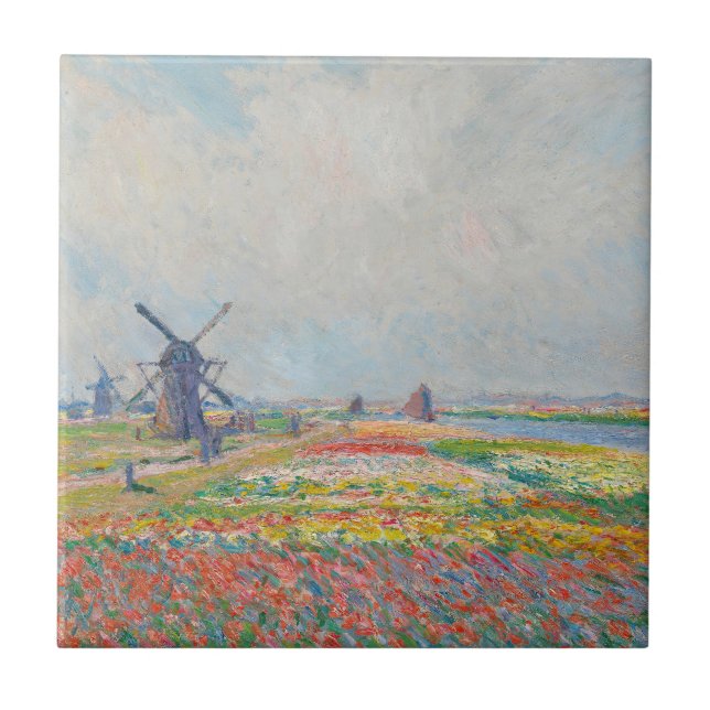 Carreau Claude Monet - Champs de tulipe près de La Haye (Devant)