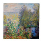 Carreau Claude Monet - Coin du jardin à Montgeron<br><div class="desc">Coin du jardin à Montgeron / Coin de jardin a Montgeron - Claude Monet,  Huile sur toile,  1876</div>