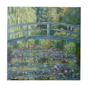 Carreau Claude Monet - Eau Lily étang, Harmonie verte