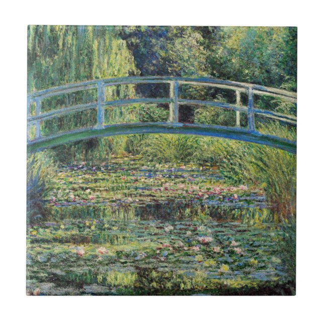 Carreau Claude Monet - Etang Lily et Pont Japonais (Devant)