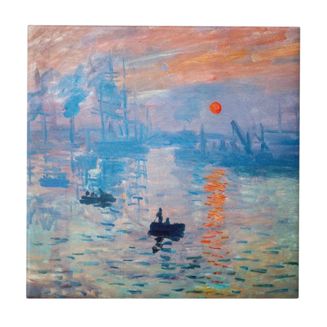 Carreau Claude Monet - Impression, lever de soleil (Devant)