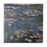 Carreau Claude Monet Impressionniste L'Eau Lillies Peintur<br><div class="desc">Peinture de paysage impressionniste par Claude Monet - Chefs-d'oeuvre classiques - Claude Monet Impressionniste série - Claude Monet Impressionniste Lillies d'eau peinture</div>