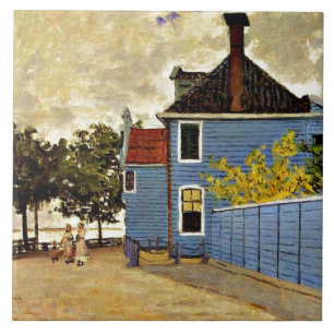 Carreau Claude Monet - La Maison Bleue à Zaandam,