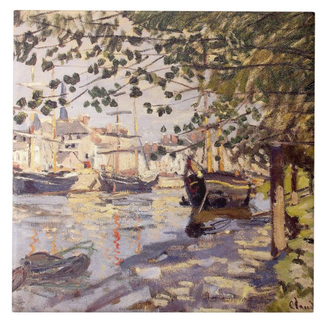 Carreau Claude Monet. La Seine à Rouen (Devant)