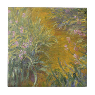 Carreau Claude Monet   le chemin à travers les iris