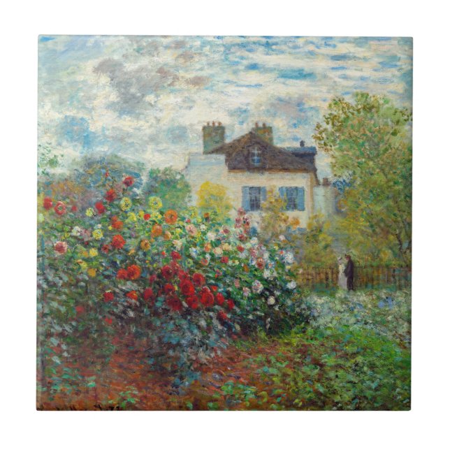 Carreau Claude Monet - Le Jardin de l'Artiste à Argenteuil (Devant)