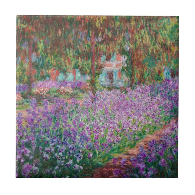 Carreau Claude Monet - Le jardin de l'artiste à Giverny (Devant)