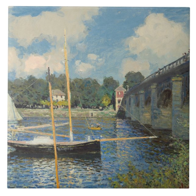 Carreau Claude Monet | le pont à Argenteuil (Devant)