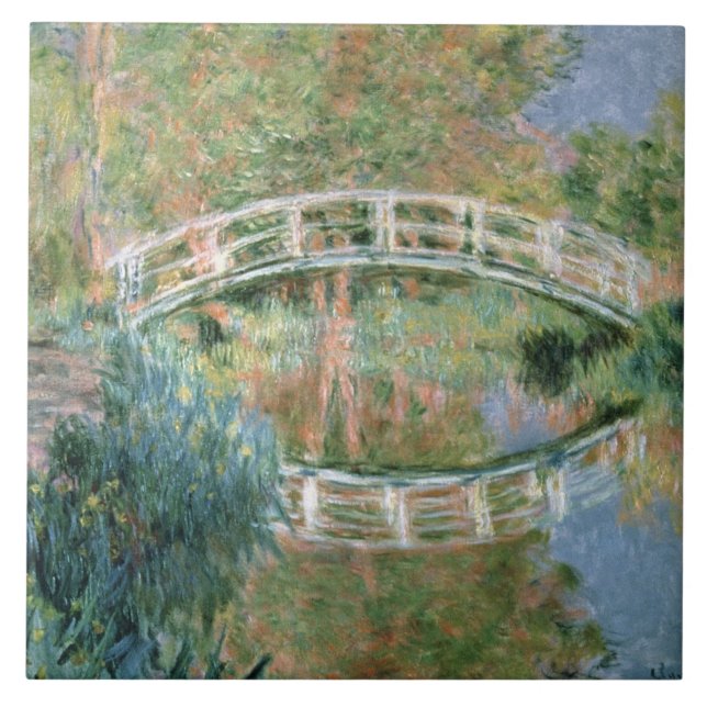 Carreau Claude Monet | le pont japonais, Giverny (Devant)