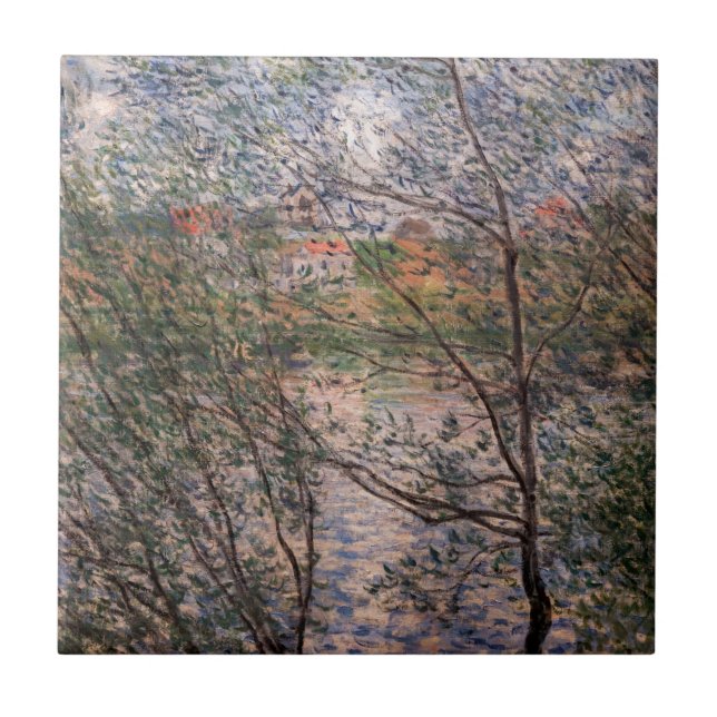 Carreau Claude Monet - Le printemps à travers les branches (Devant)