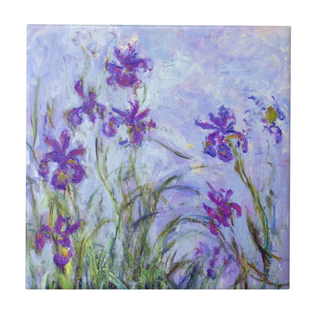 Carreau Claude Monet - Lilac Irises / Iris Mauves (Devant)