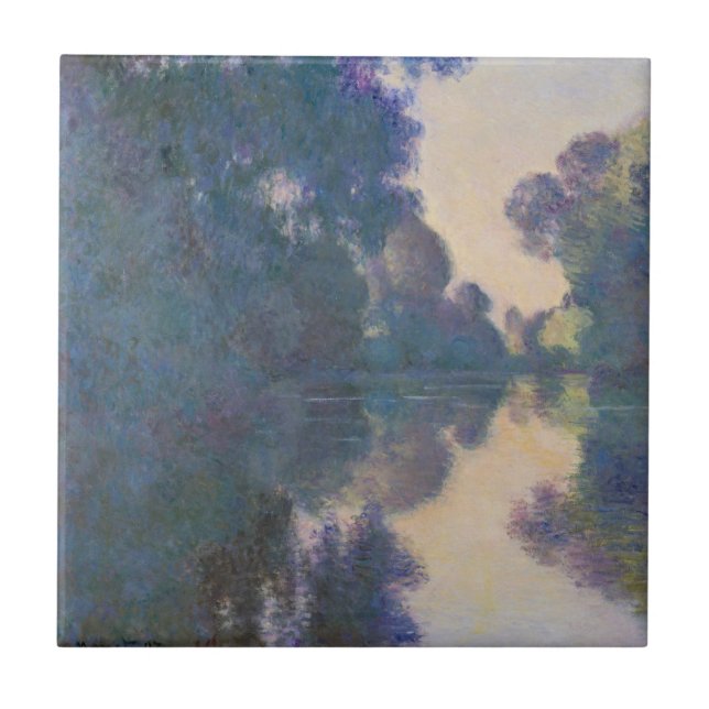 Carreau Claude Monet| Matin sur la Seine près de Giverny (Devant)