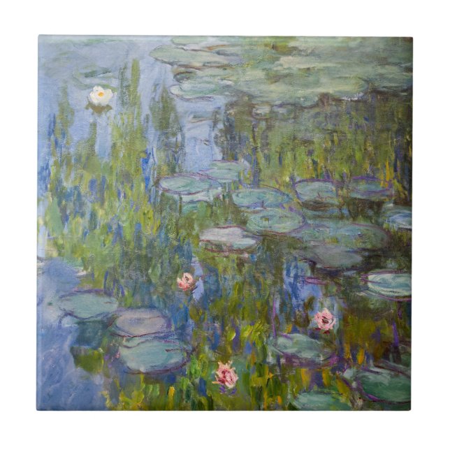 Carreau Claude Monet Nymphéas 1915 Art Impressionniste (Devant)