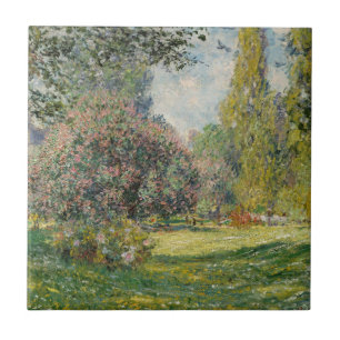 Carreau Claude Monet Paysage : Le Parc Monceau