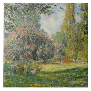 Carreau Claude Monet - Paysage : Le Parc Monceau