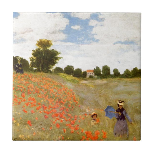 Carreau Claude Monet // Poppies sauvages (Devant)