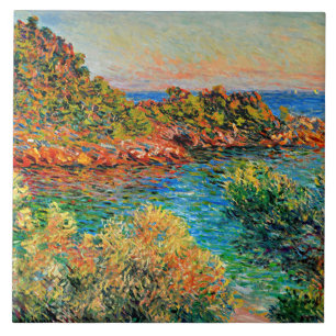Carreau Claude Monet - Près de Monte Carlo,