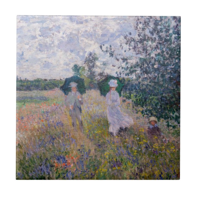 Carreau Claude Monet - Promenade près d'Argenteuil (Devant)