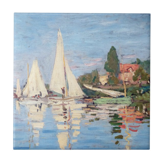 Carreau Claude Monet - Régates à Argenteuil (Devant)