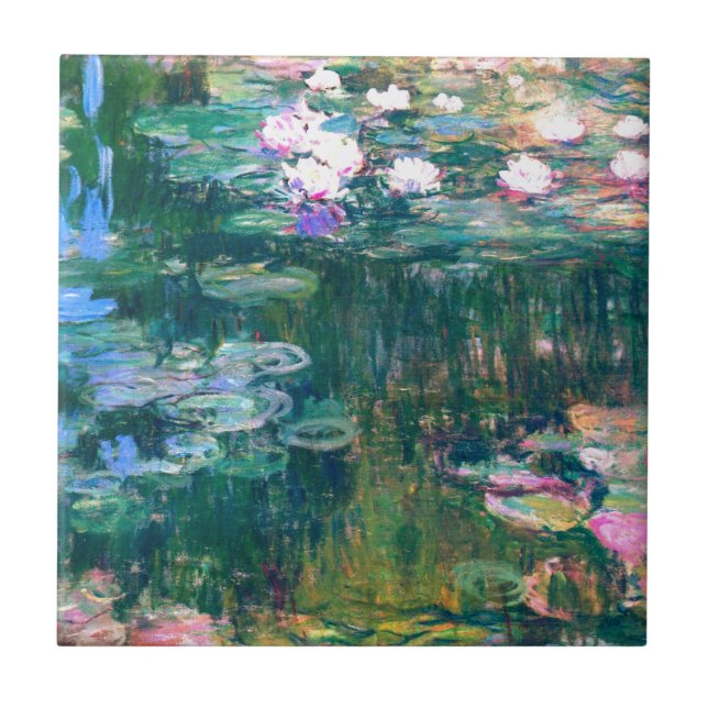 Carreau Claude Monet Water Lilies 1917 (Devant)
