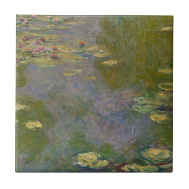 Carreau Claude Monet| Water Lilies, 1919 (Devant)