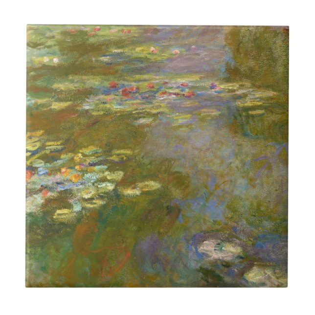 Carreau Claude Monet - Water Lily Pond 1917 (Devant)