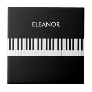Carreau Clavier de Piano Touches Noires et Blanches Person