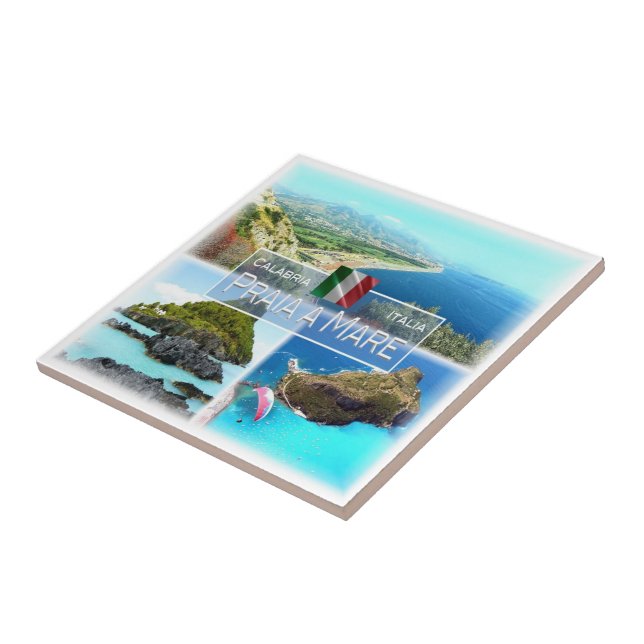 Carreau CLB005 PRAIA A MARE, Calabre, Italie, (Côté)