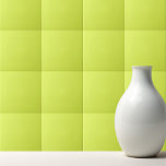 Carreau Clé de couleur solide jaune vert<br><div class="desc">clé citron jaune vert design.</div>