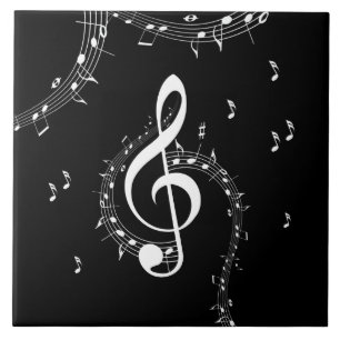 Carreau Climactic G Clef Music Black