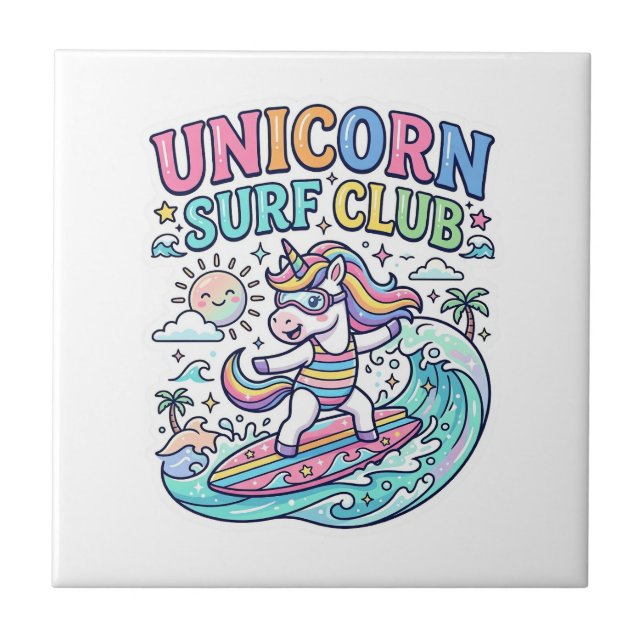 Carreau Club de surf Licorne (Devant)