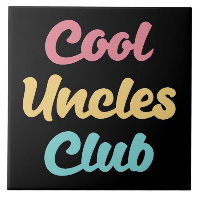 Carreau Club des oncles cool II (Devant)