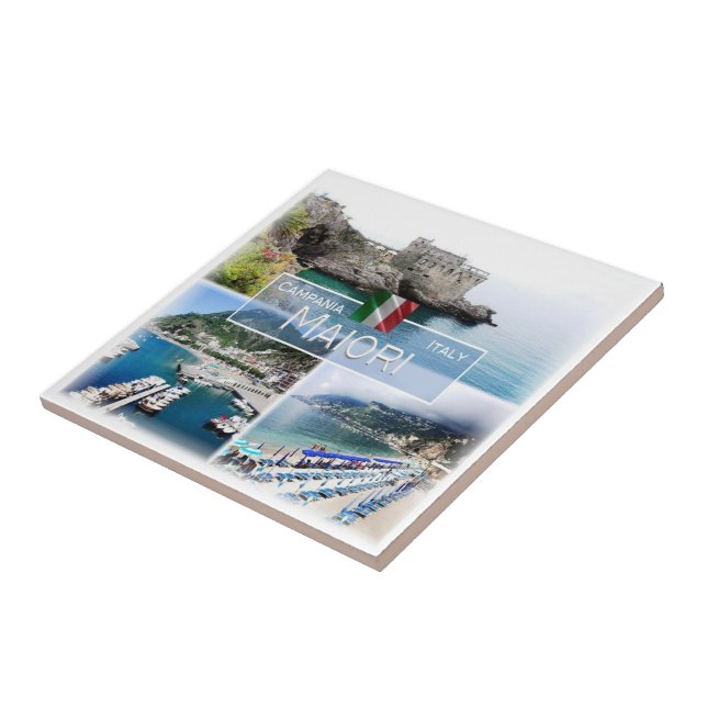 Carreau CMP012 MAIORI, Campanie, Italie, (Côté)