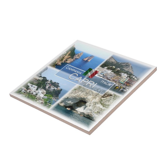 Carreau CMP019 CAPRI, Campanie, Italie, (Côté)