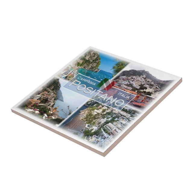 Carreau CMP027 POSITANO, Campanie, Italie, (Côté)