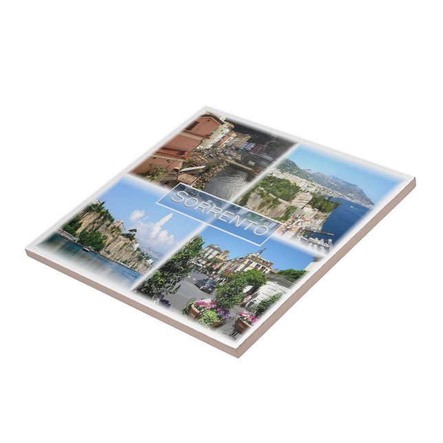 Carreau CMP032 SORRENTO, CÔTE AMALFI, Italie, (Côté)