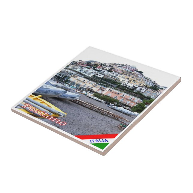 Carreau CMP044 POSITANO, CÔTE AMALFI, Italie, (Côté)