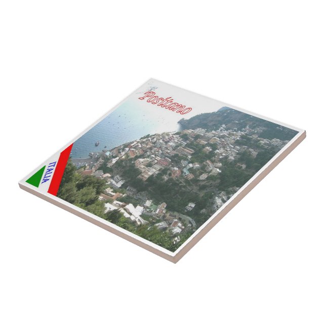 Carreau CMP045 POSITANO, CÔTE AMALFI, Italie, (Côté)