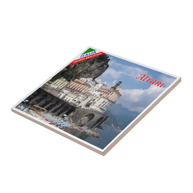 Carreau CMP113 CÔTE AMALFI, ATRANI, Italie, (Côté)