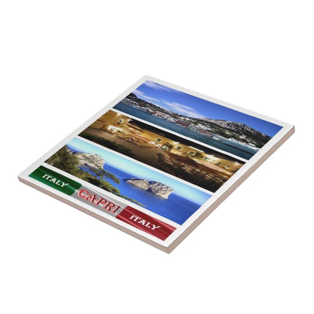 Carreau CMP114 CAPRI, Mosaïque, Italie, (Côté)