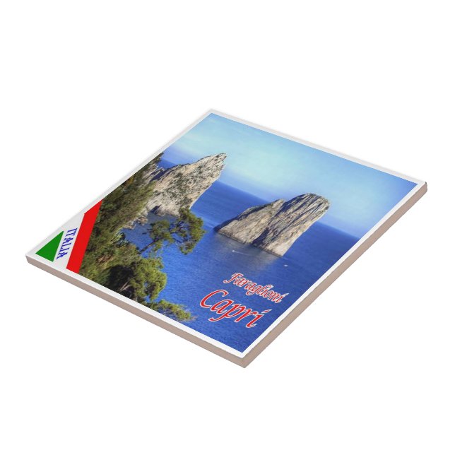 Carreau CMP147 CAPRI Les Faraglioni, Italie, (Côté)