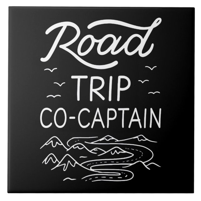 Carreau Cocapitaine de road trip I - Navigateur de camping (Devant)