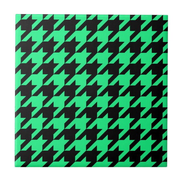 Carreau Coche de pied noir vert (Devant)
